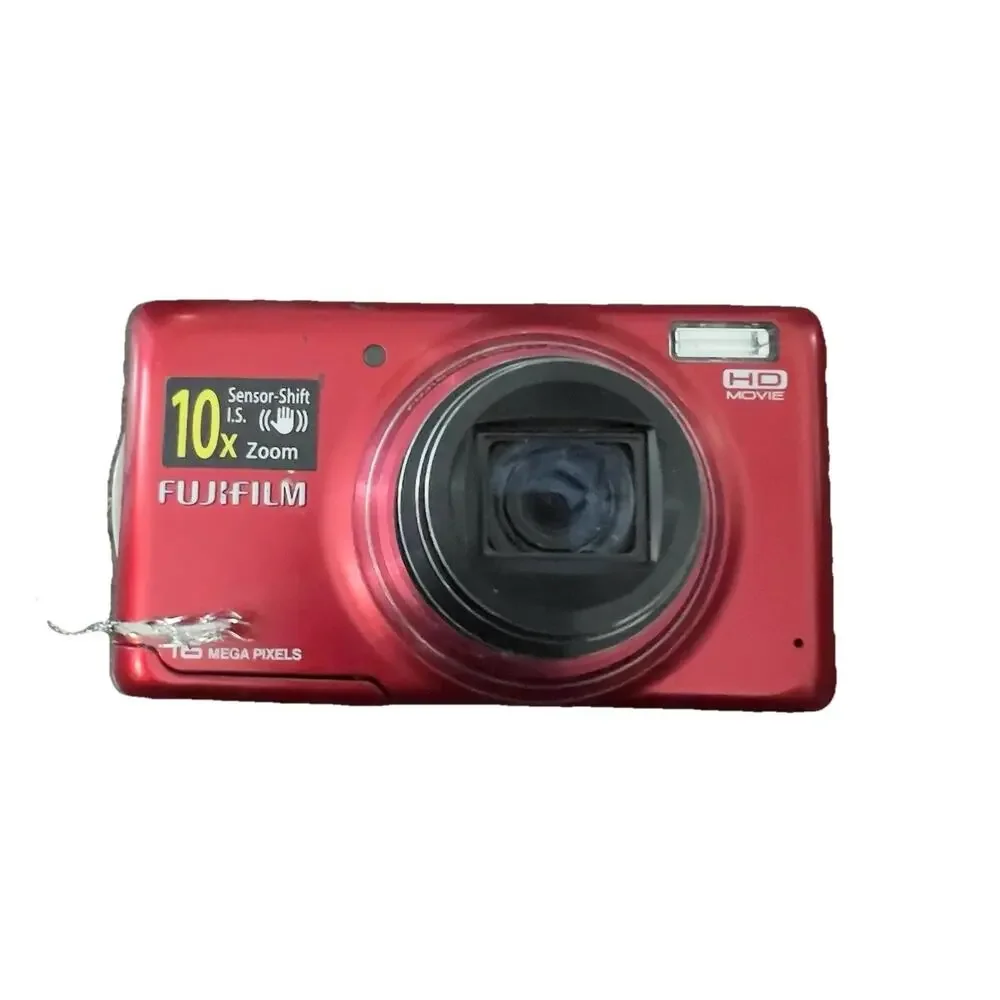 Fujifilm FinePix T400 Red 16MP Digital Camera w/ Battery No Charger